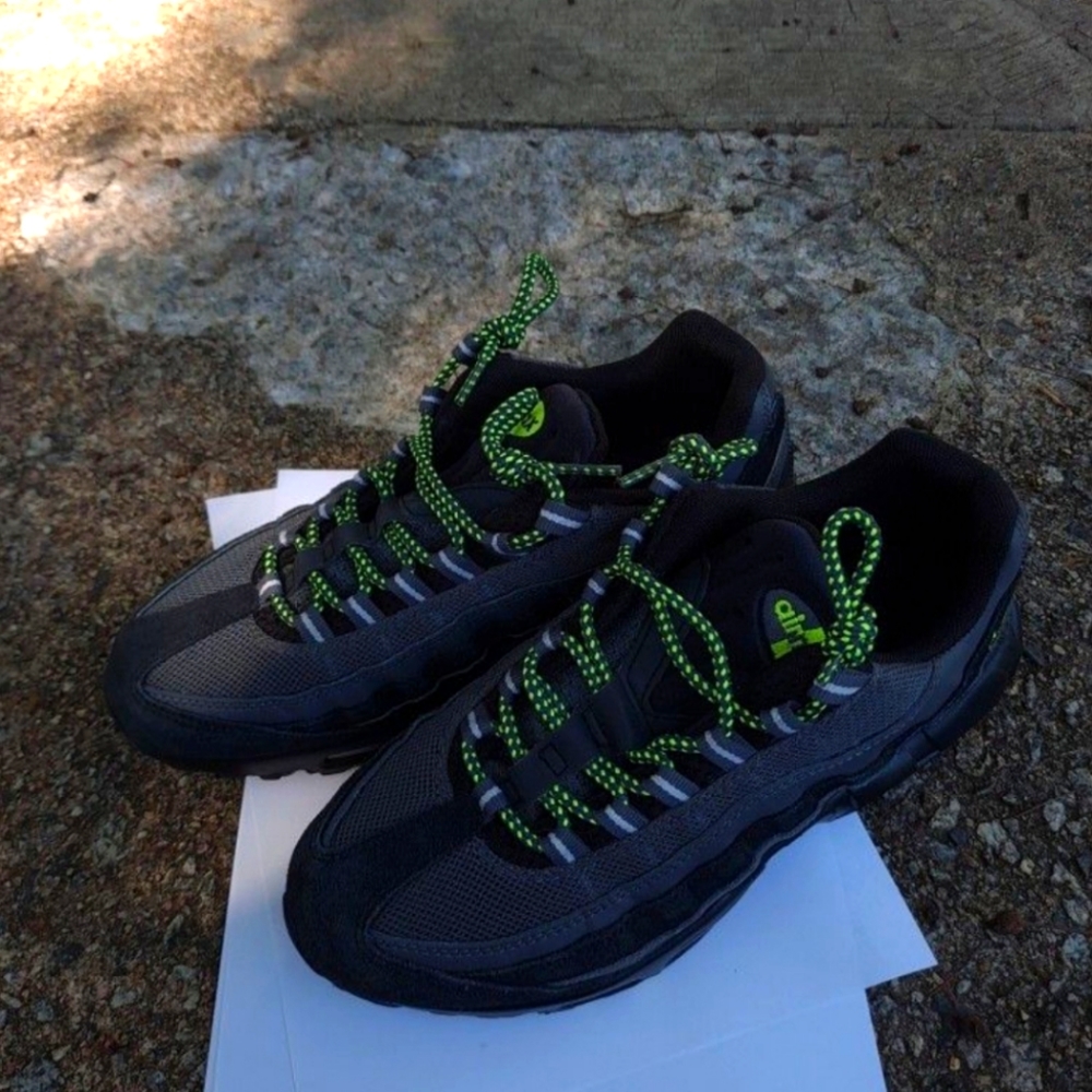 BRAND: Airmax/Nike Shoes. COLORS: Green, Gray, Black.  SIZE: 8